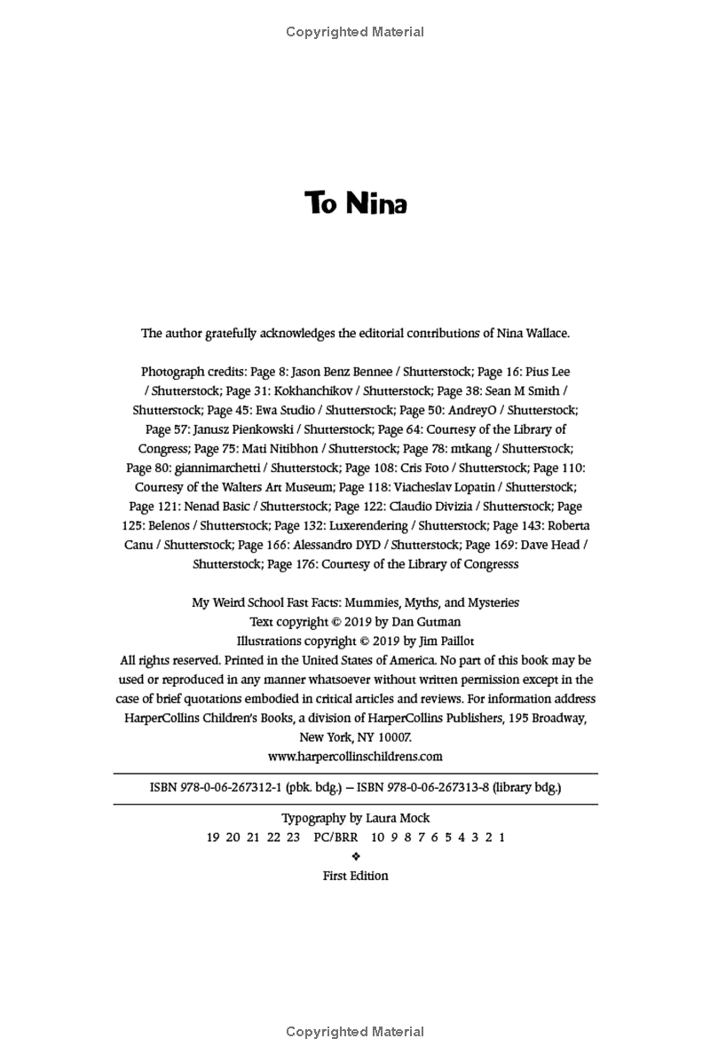 My Weird School Fast Facts - Book 7 - Mummies, Myths, And Mysteries