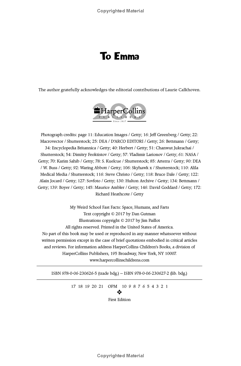 My Weird School Fast Facts - Space, Humans, And Farts