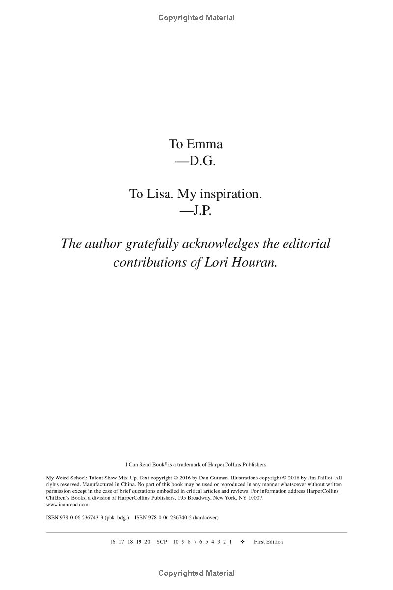 My Weird School - Talent Show Mix-Up