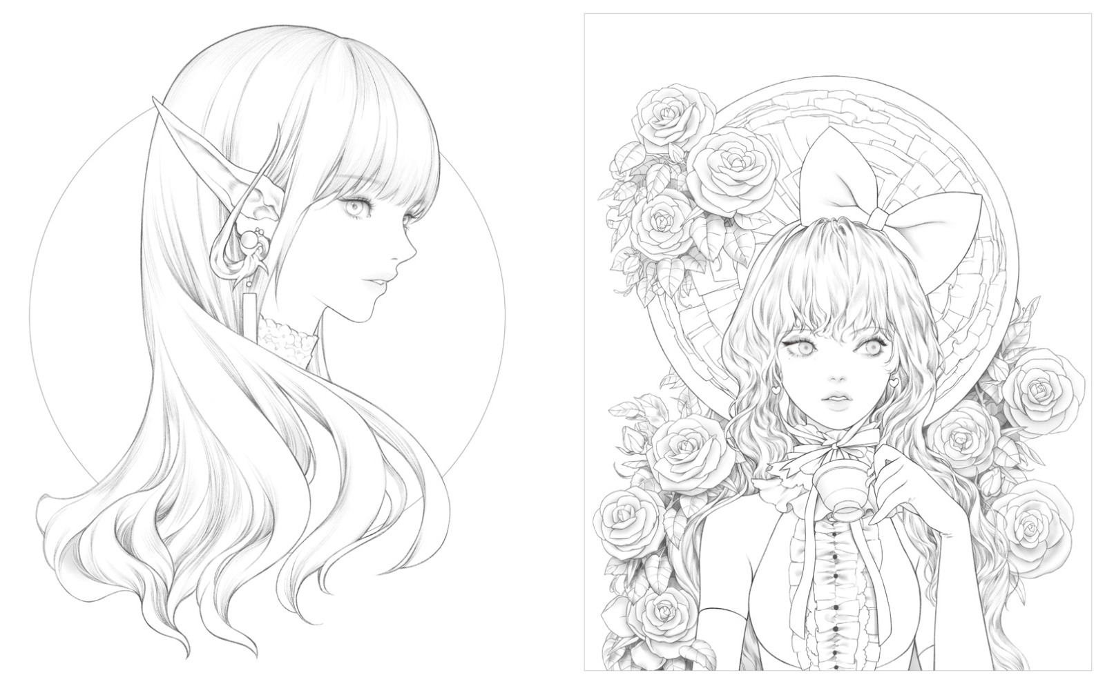 mystica ミスティカ ぬり絵ブック - mystica nurie book shinpi no shojo tachi