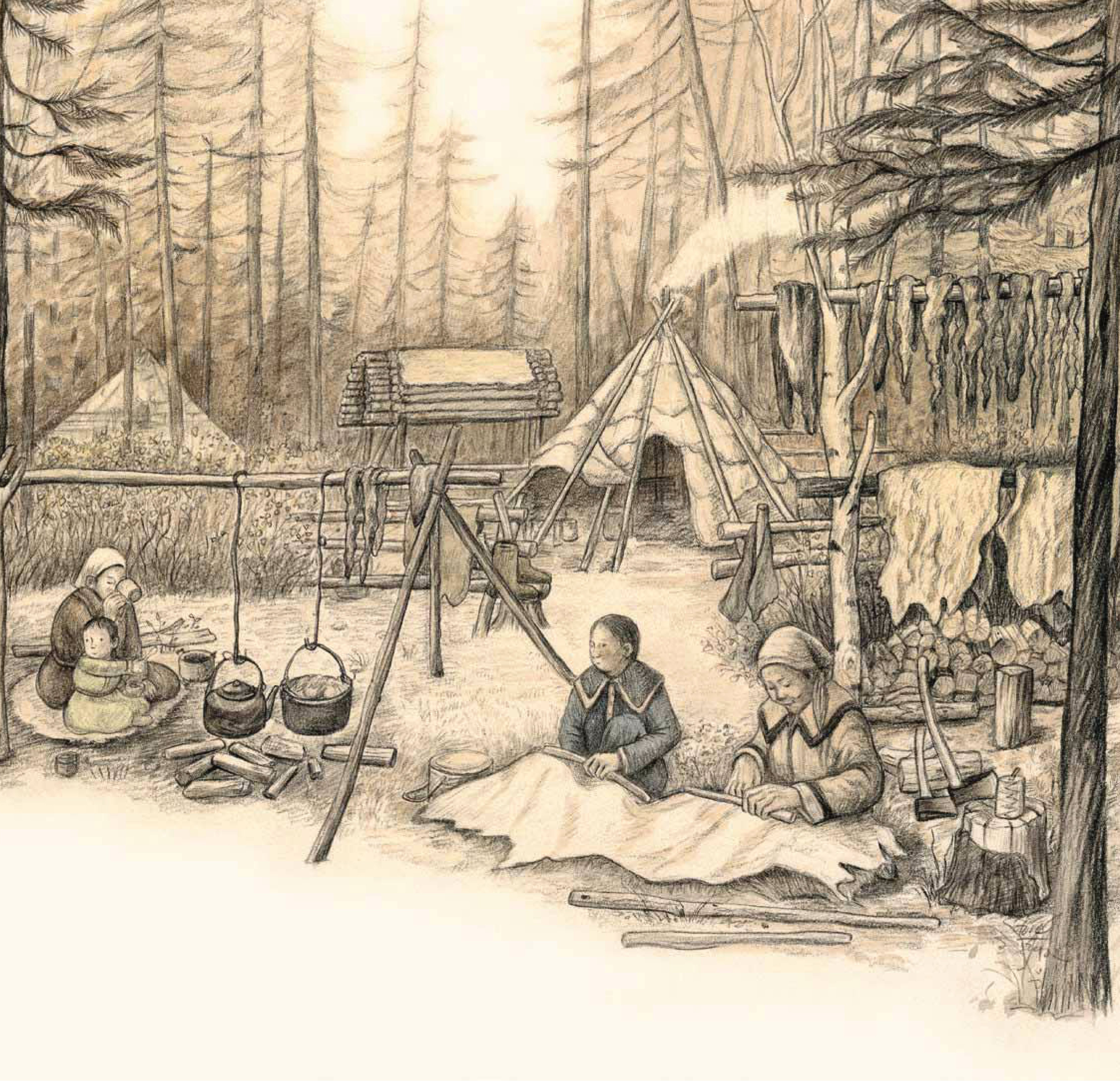 nai sừng tấm và bác thợ săn - bìa cứng