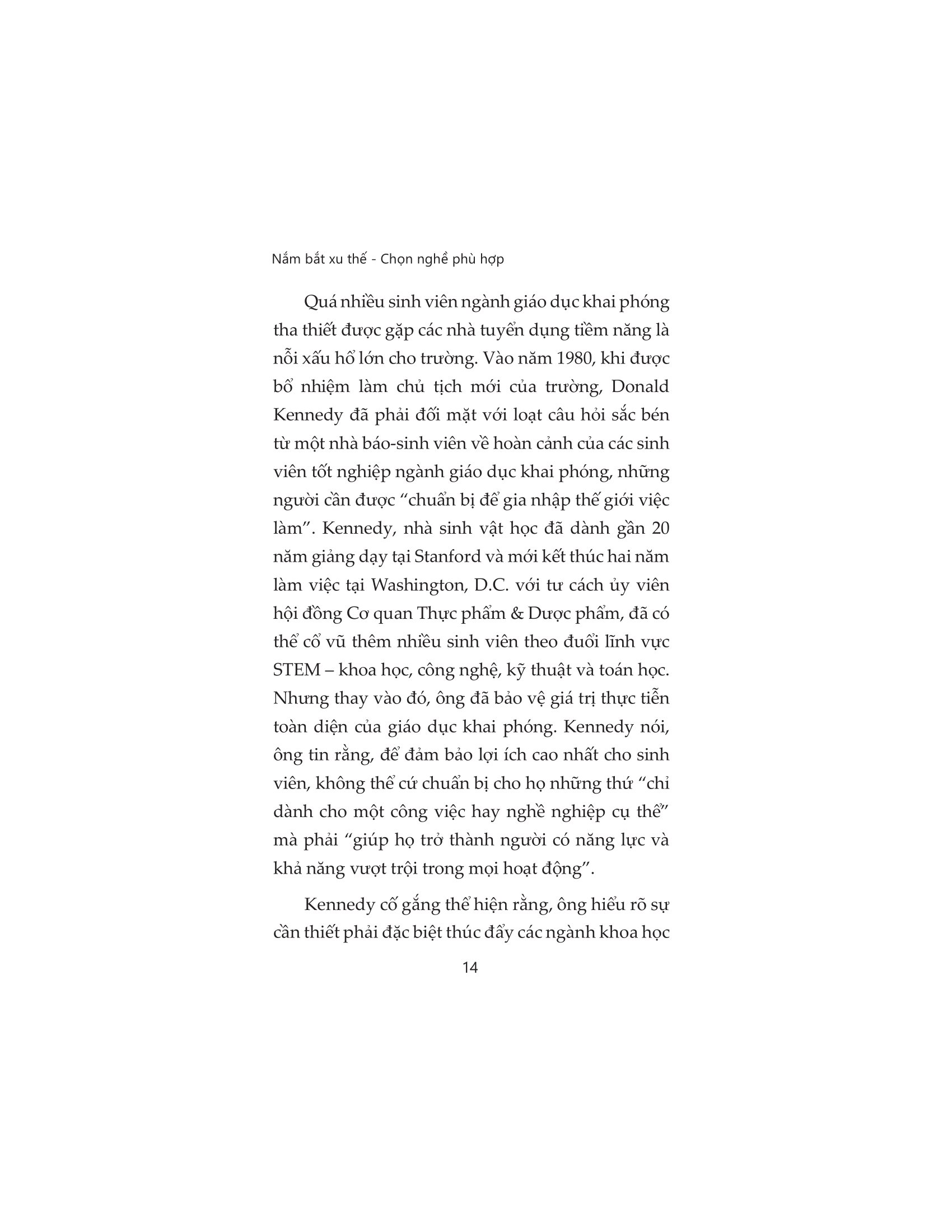 nắm bắt xu thế - chọn nghề phù hợp