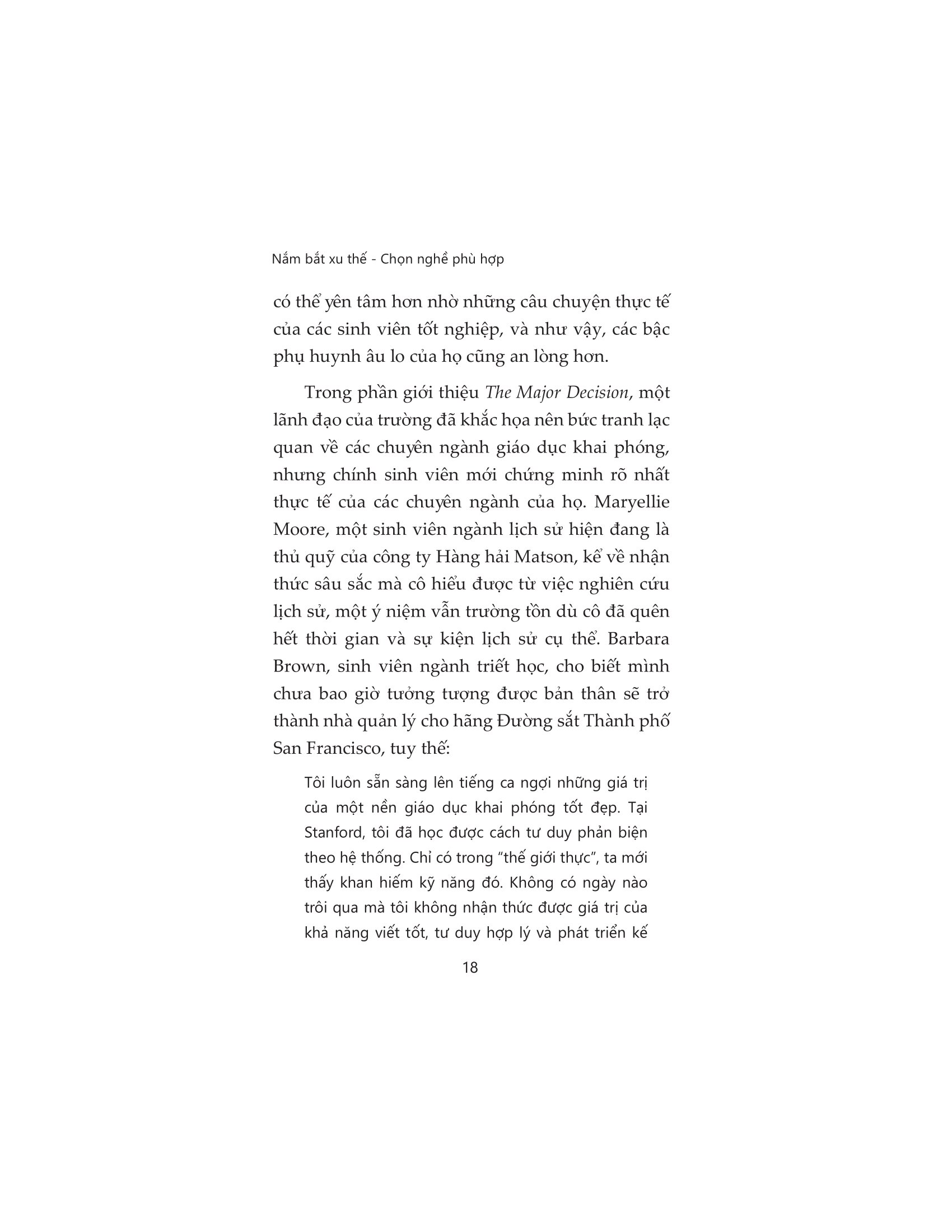 nắm bắt xu thế - chọn nghề phù hợp