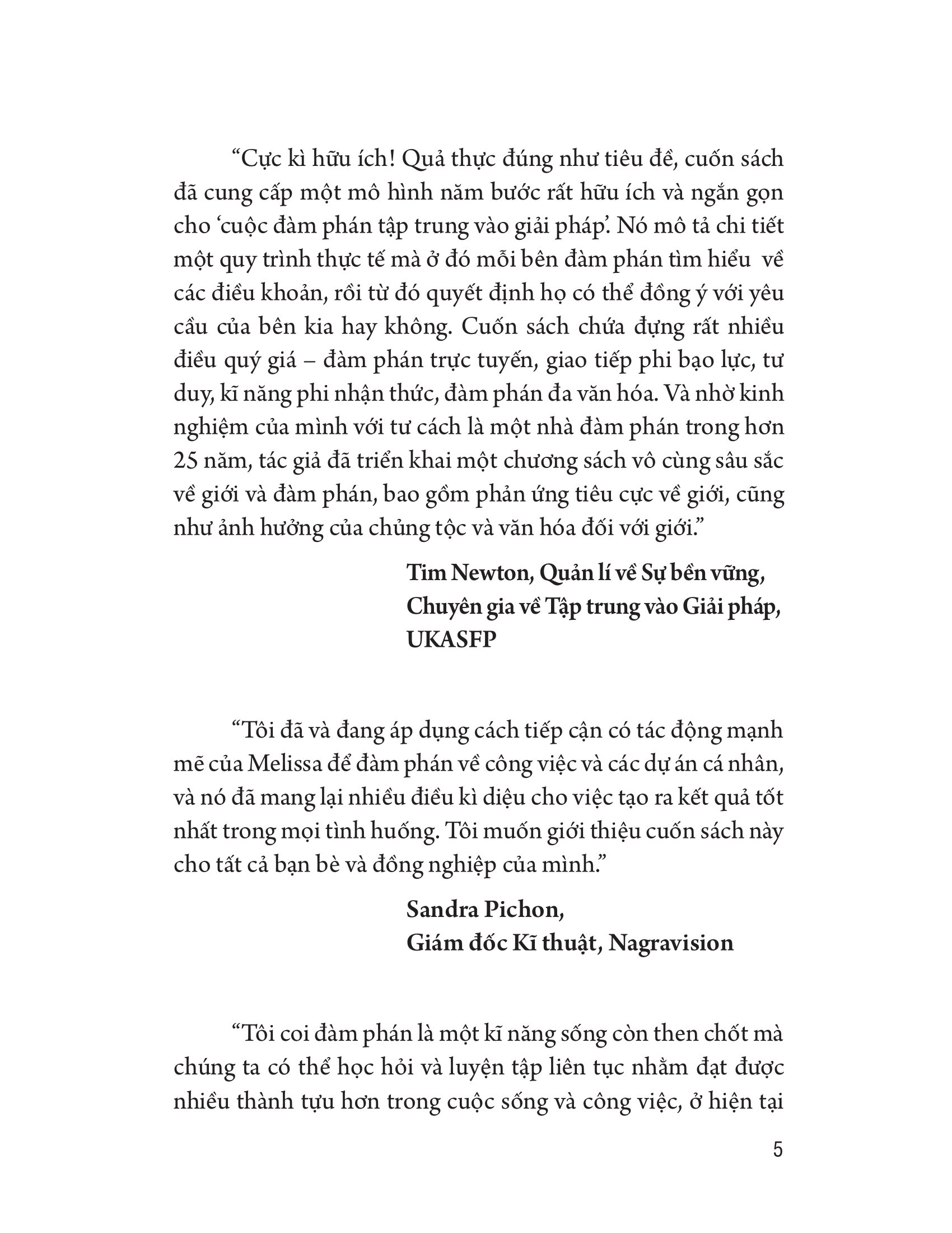 năm bước thực tiễn để đàm phán thành công