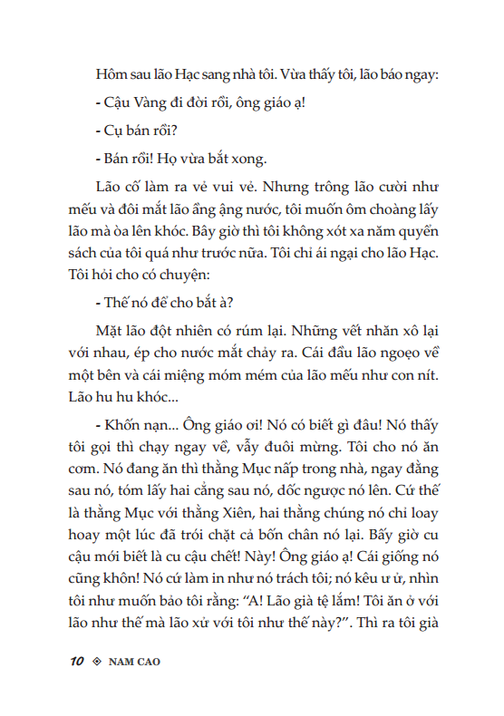 nam cao - lão hạc (tái bản)