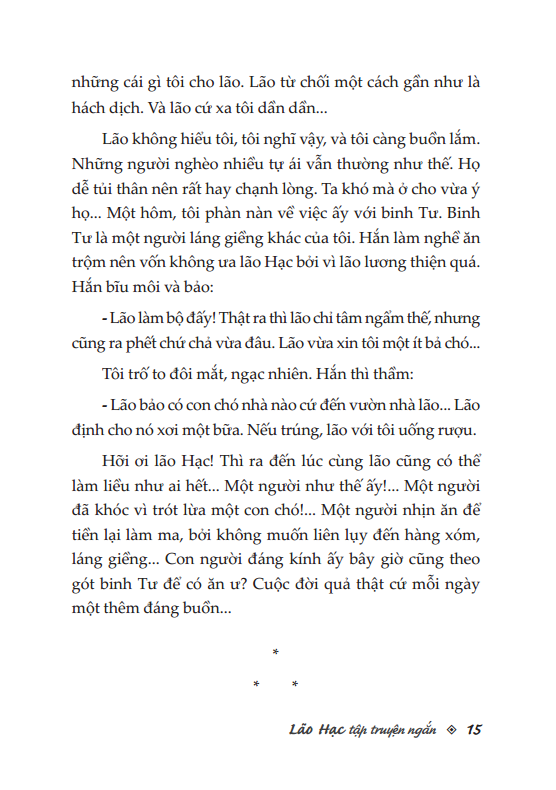 nam cao - lão hạc (tái bản)