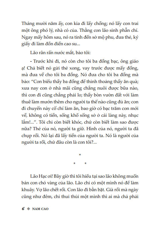 nam cao - lão hạc (tái bản)