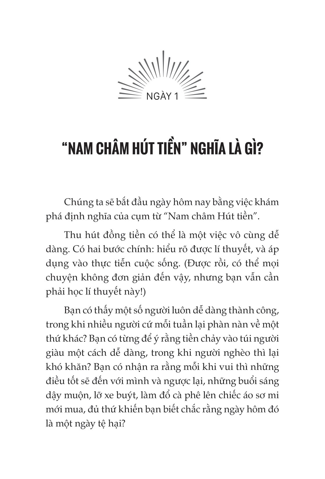 nam châm tài chính - hành trình 21 ngày thu hút thịnh vượng