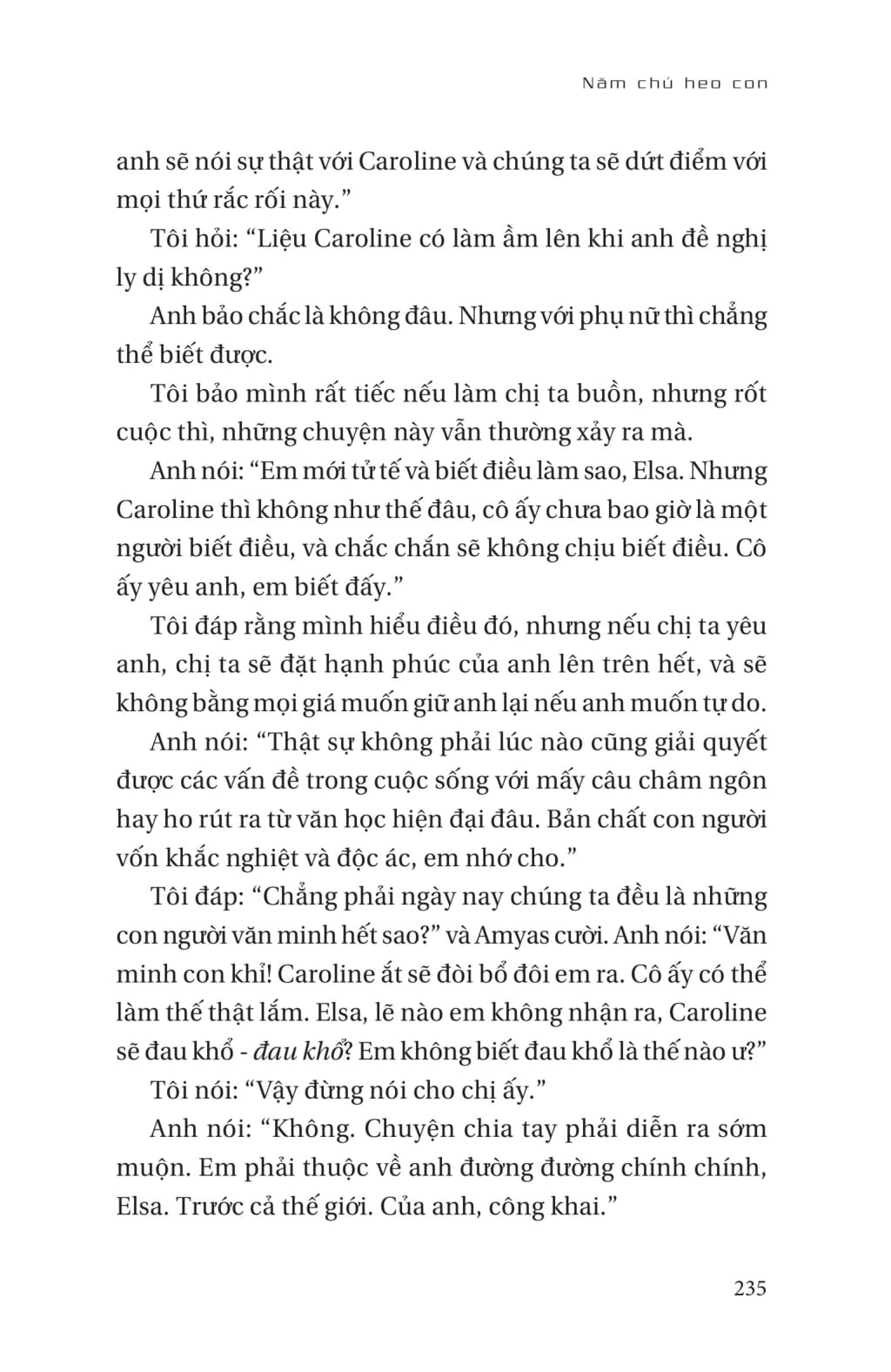 năm chú heo con - five little pigs