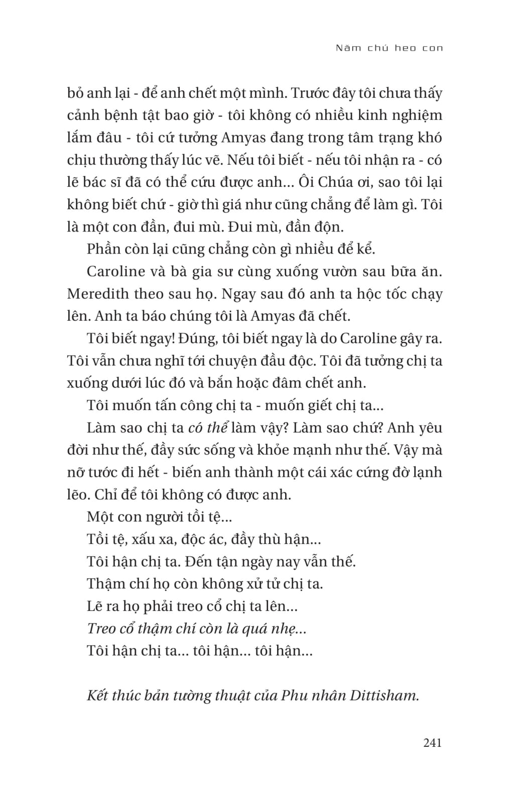 năm chú heo con - five little pigs