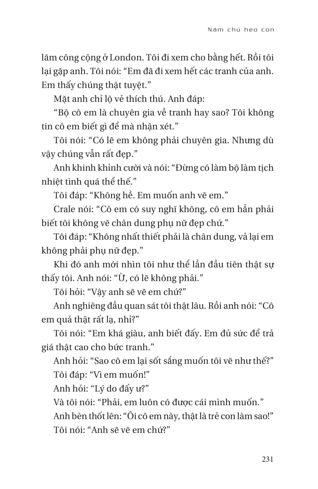 năm chú heo con - five little pigs