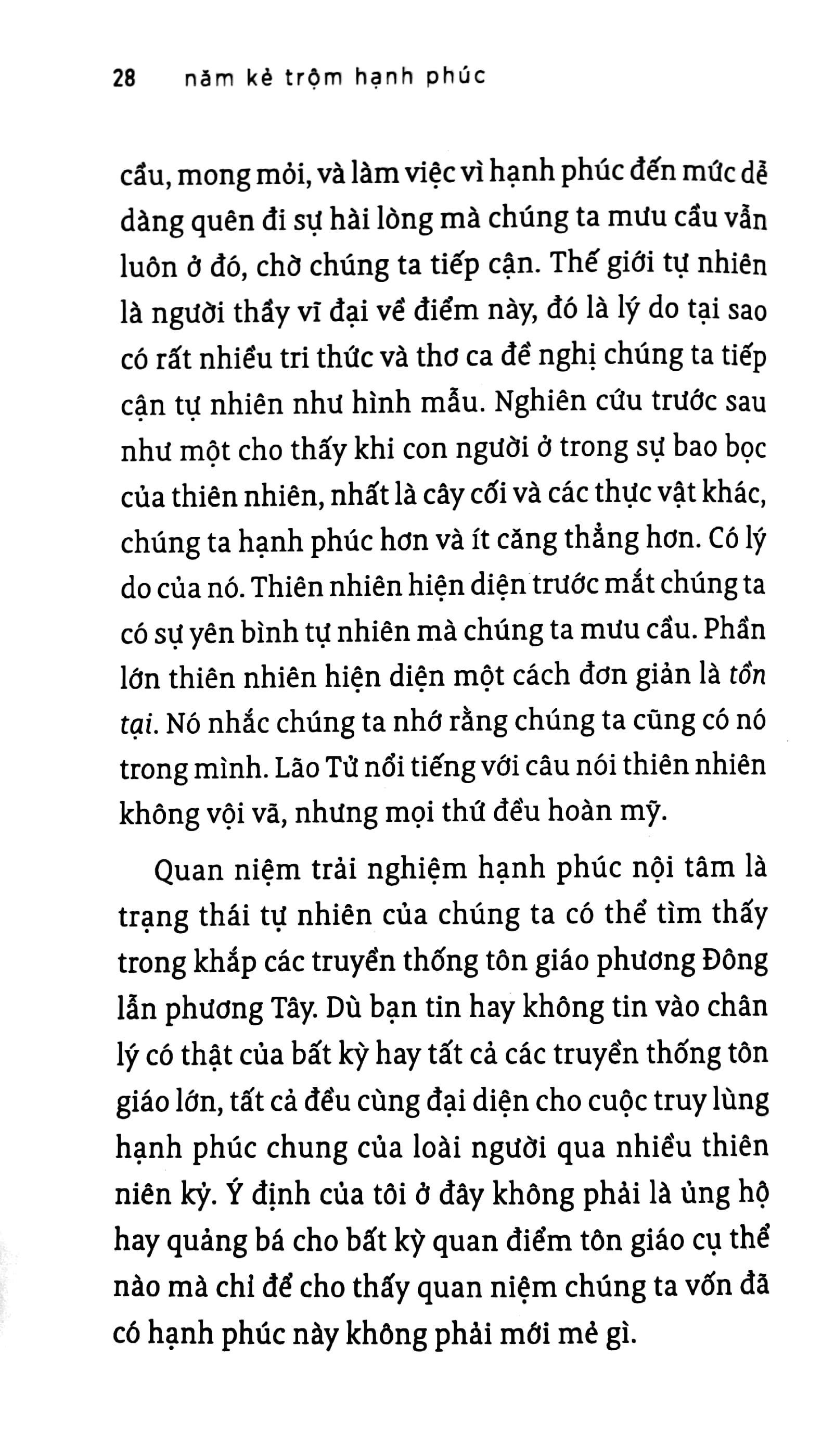 năm kẻ trộm hạnh phúc - the five thieves of happiness