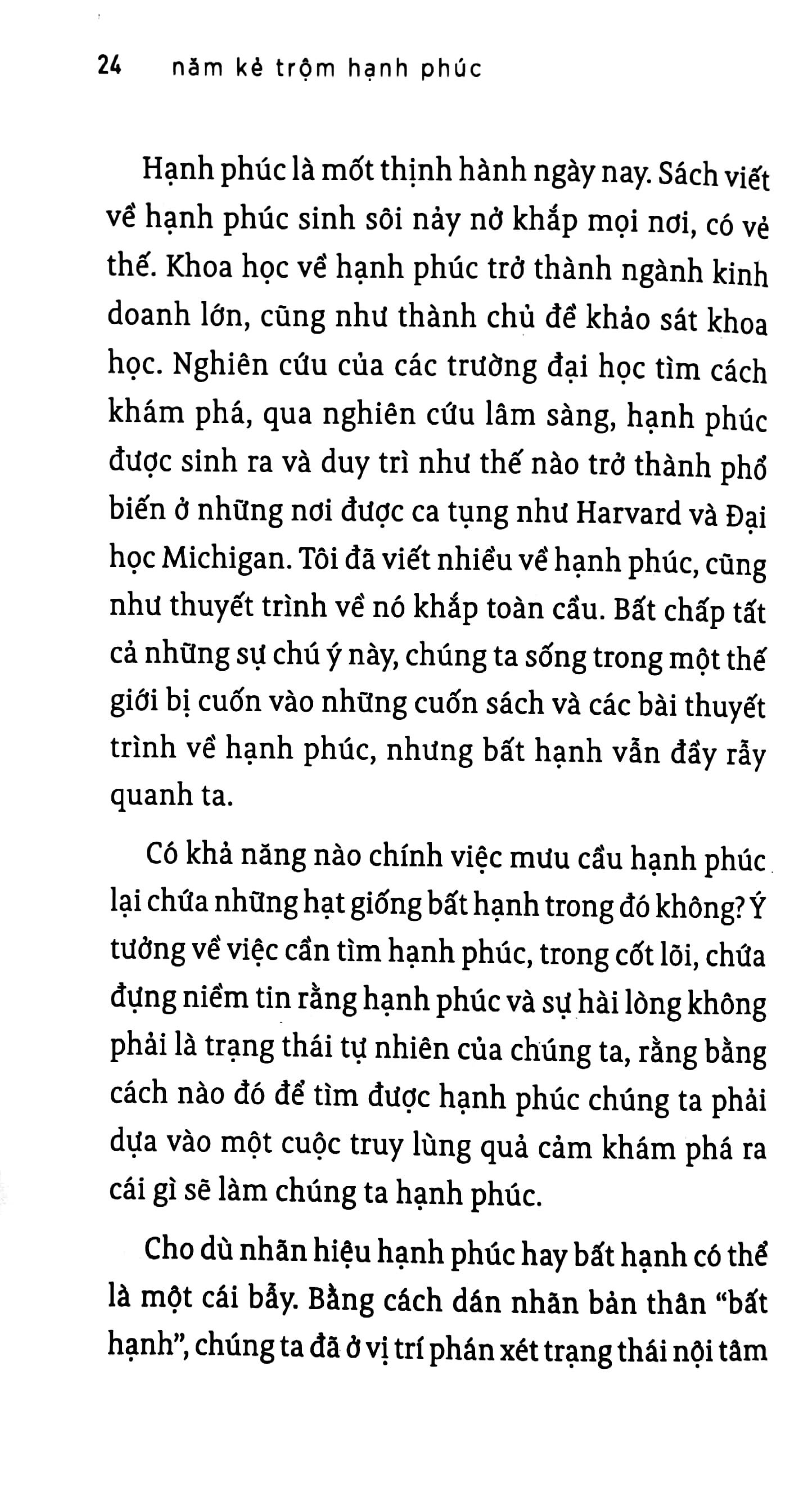 năm kẻ trộm hạnh phúc - the five thieves of happiness