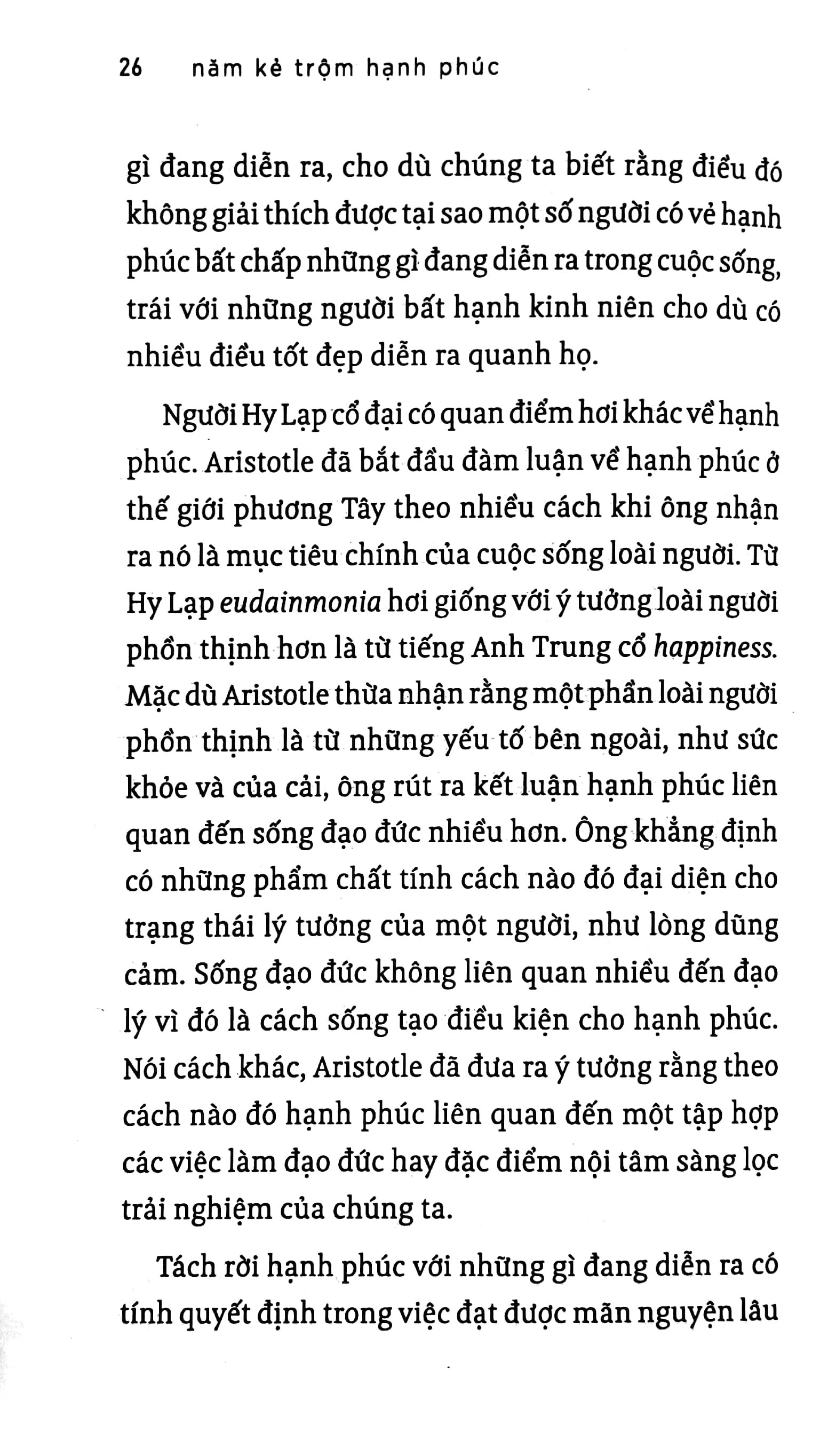 năm kẻ trộm hạnh phúc - the five thieves of happiness