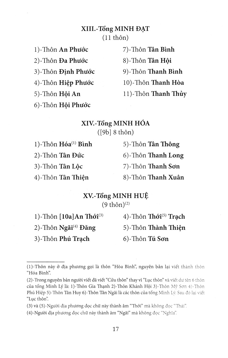 nam kỳ địa hạt tổng thôn danh hiệu mục lục