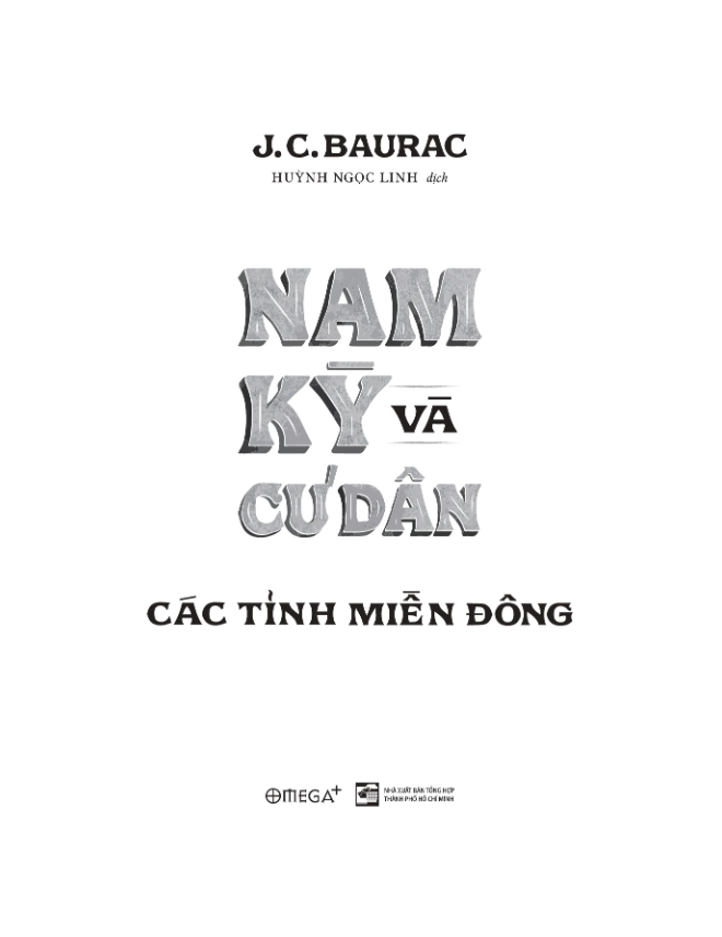 nam kỳ và cư dân các tỉnh miền đông