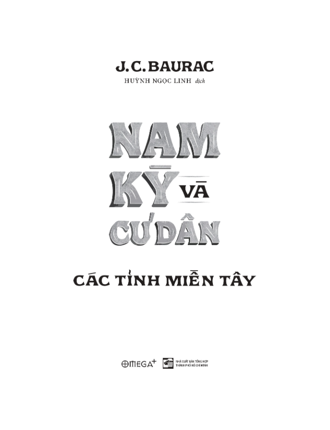 nam kỳ và cư dân các tỉnh miền tây