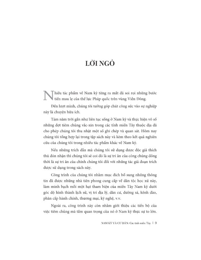 nam kỳ và cư dân các tỉnh miền tây