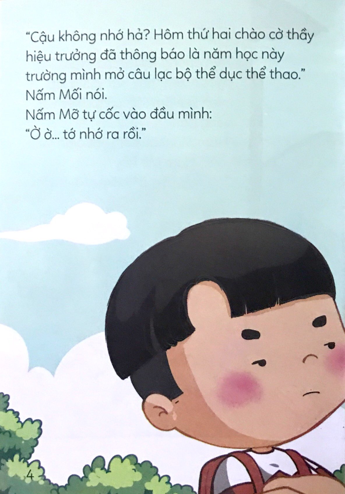 nấm mỡ ở thị trấn nấm - nấm mỡ đi học