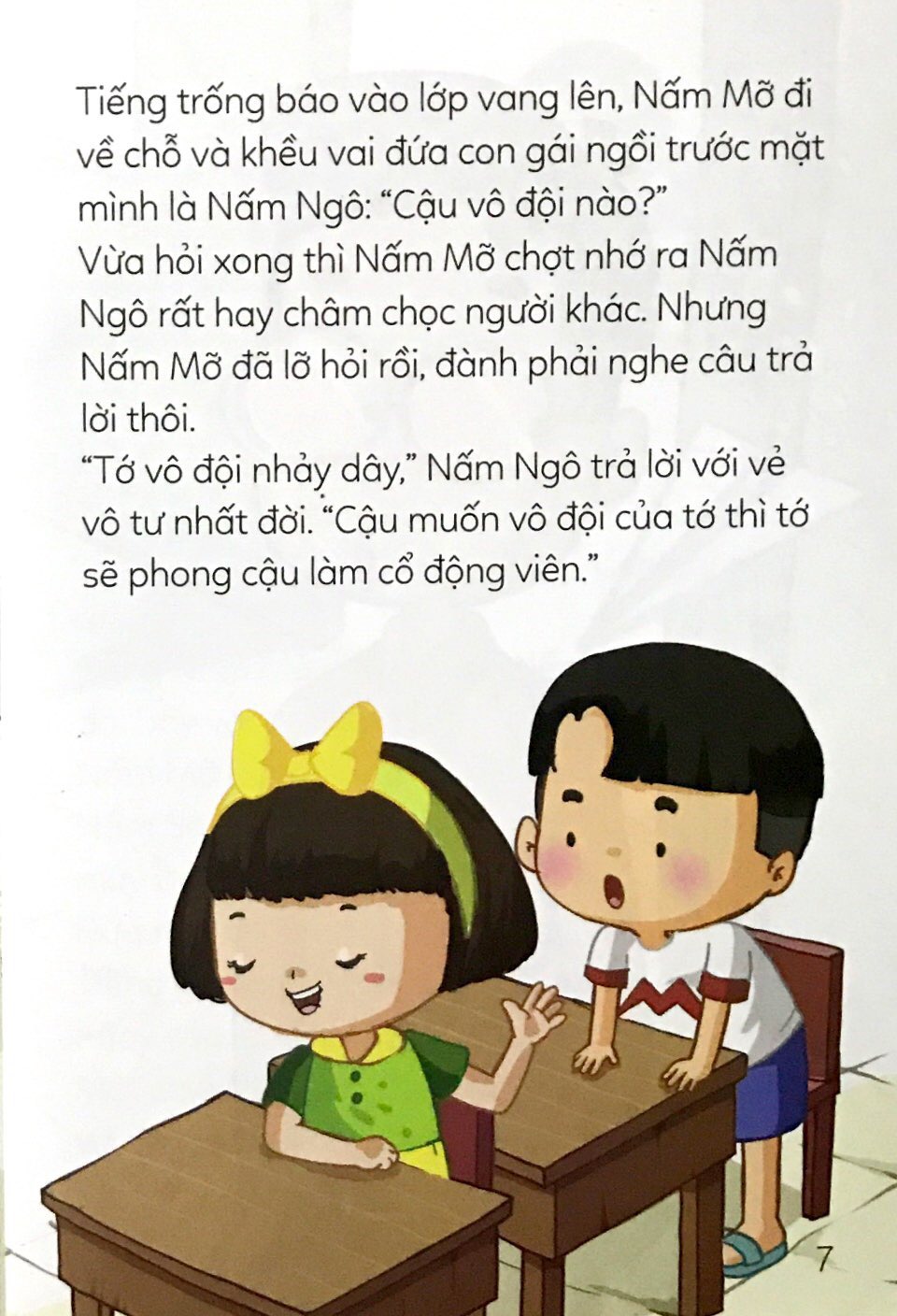 nấm mỡ ở thị trấn nấm - nấm mỡ đi học