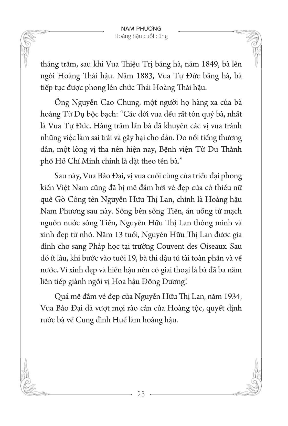 nam phương - hoàng hậu cuối cùng (tái bản 2020)