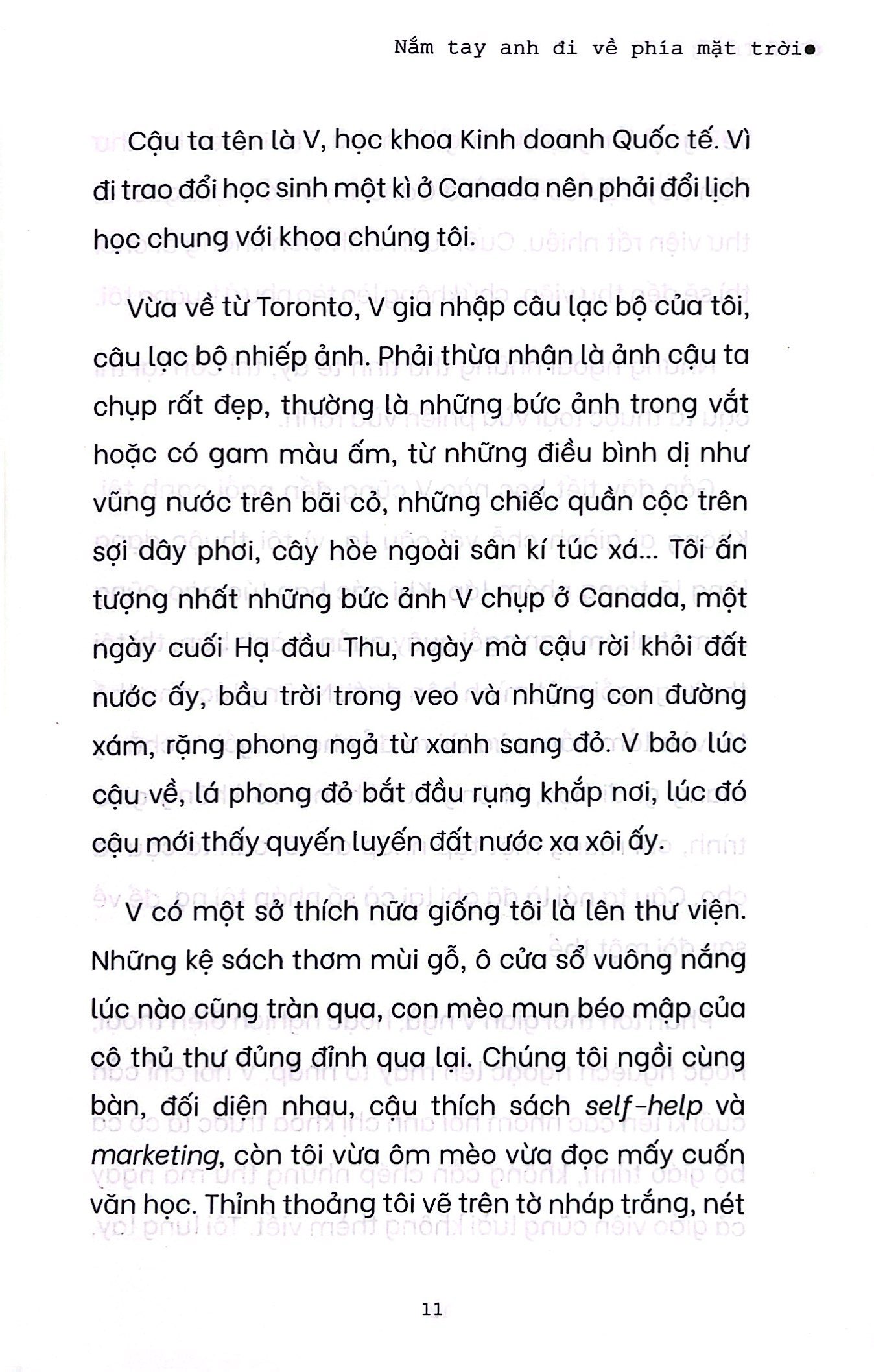 nắm tay anh đi về phía mặt trời