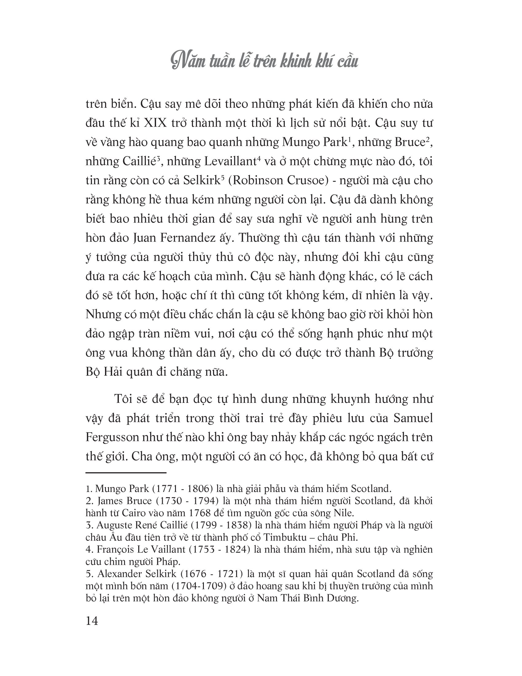 năm tuần lễ trên khinh khí cầu