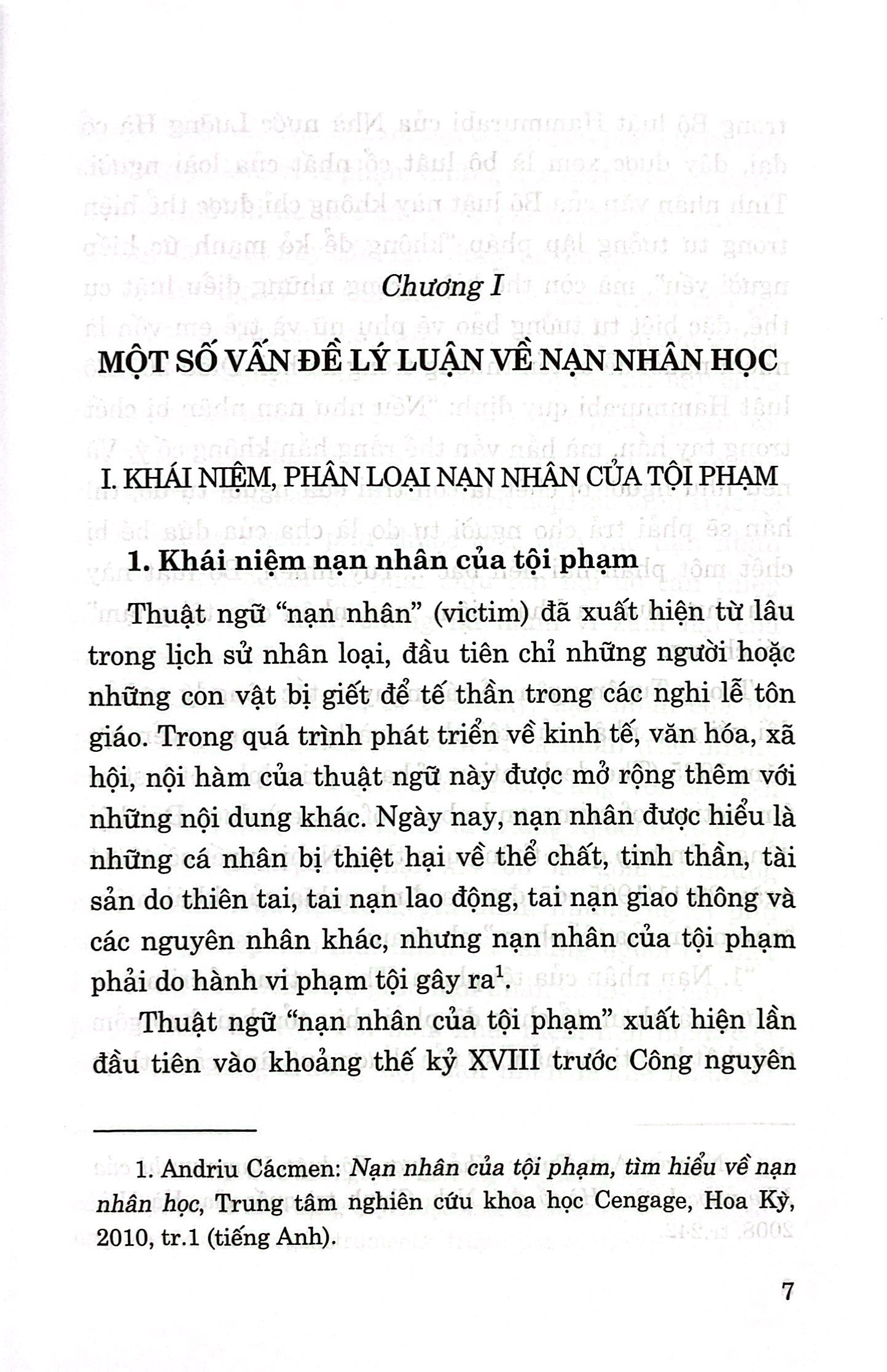 nạn nhân học - một số vấn đề lý luận và thực tiễn