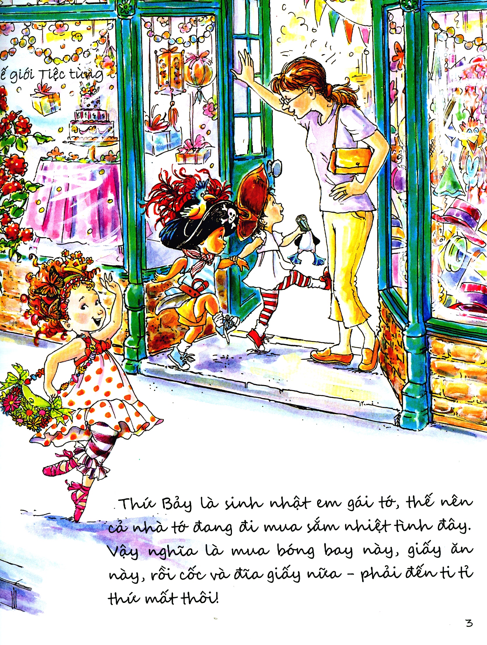 nancy đỏm và tiệm thời trang nhóng nhánh