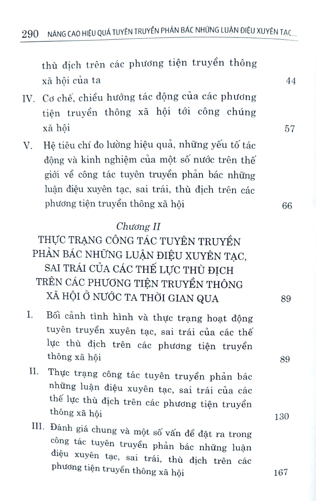 nâng cao hiệu quả tuyên truyền phản bác nhũng luận điệu xuyên tạc, sai trái, thù địch trên các phương tiện truyền thông xã hội
