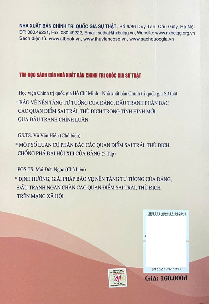 nâng cao hiệu quả tuyên truyền phản bác nhũng luận điệu xuyên tạc, sai trái, thù địch trên các phương tiện truyền thông xã hội