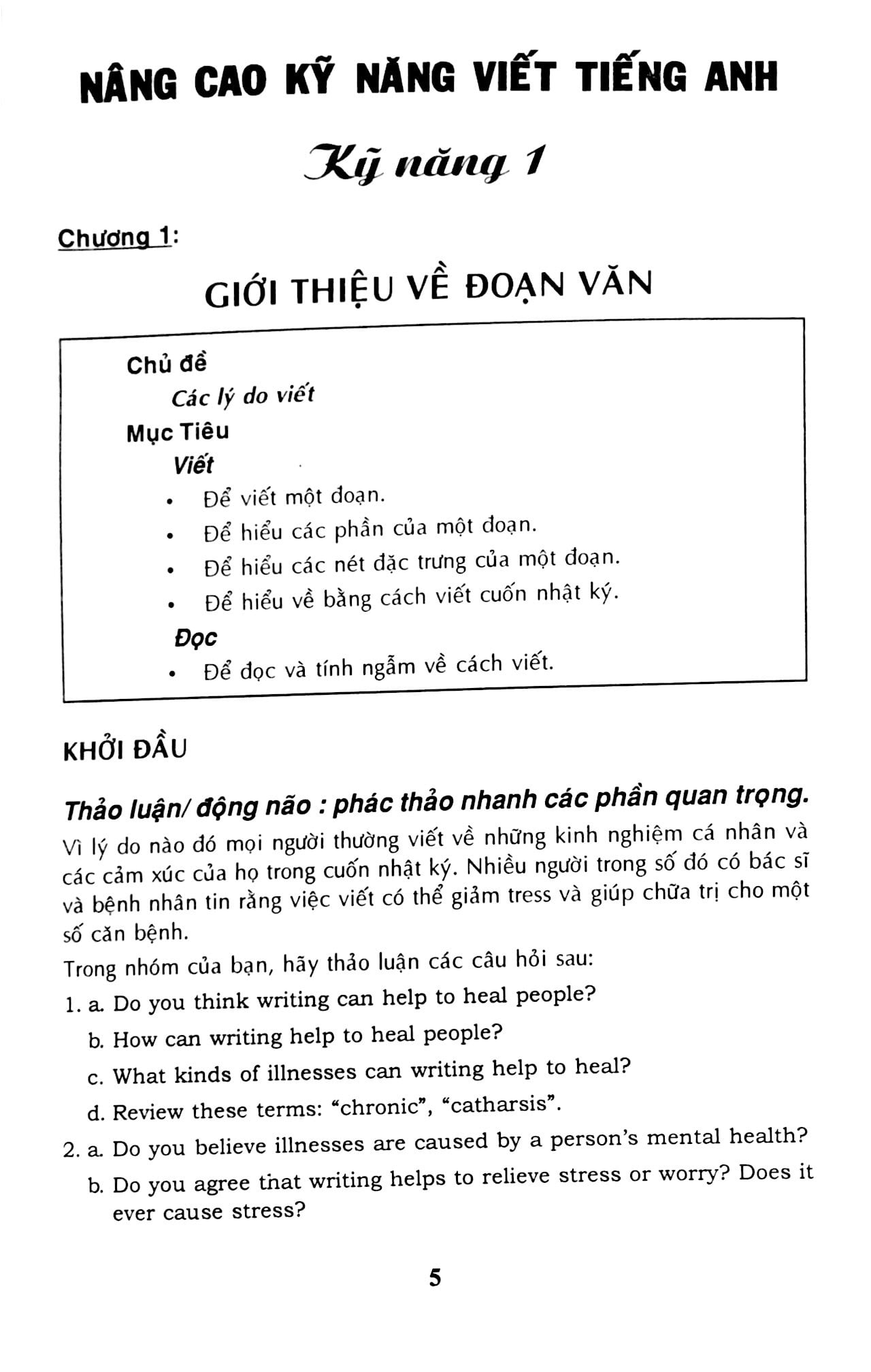 nâng cao kỹ năng viết tiếng anh trong các kỳ thi chuẩn quốc tế