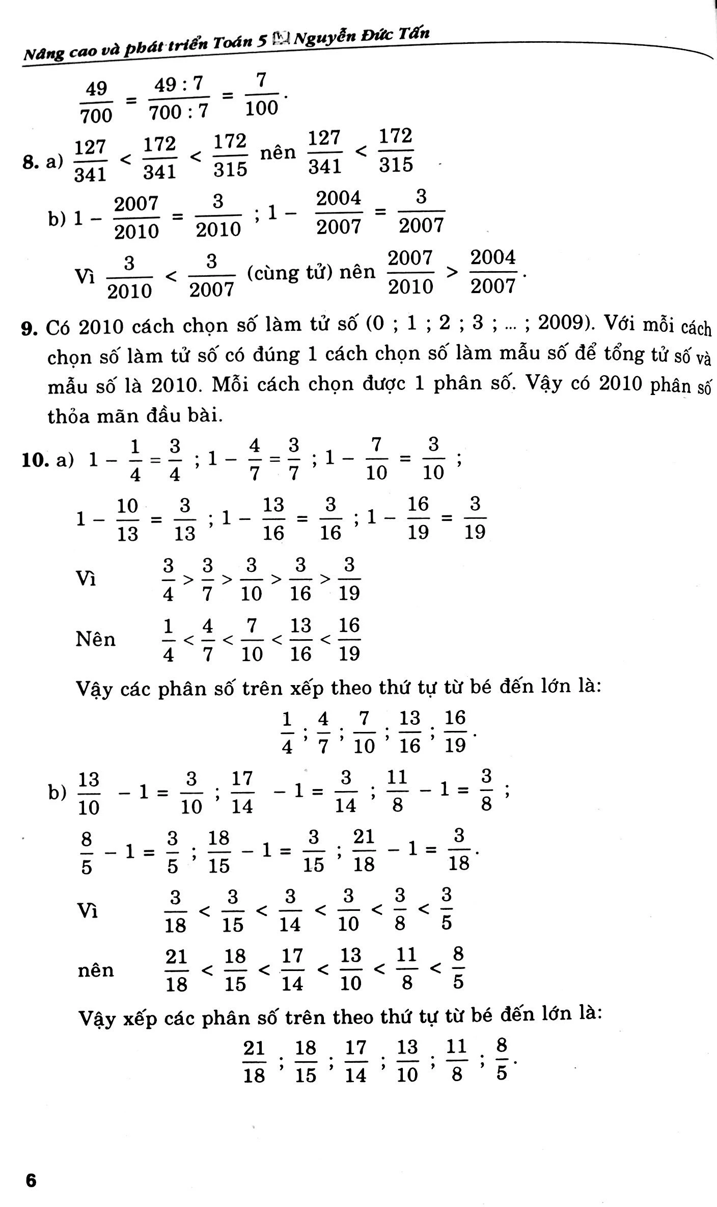 nâng cao và phát triển toán 5
