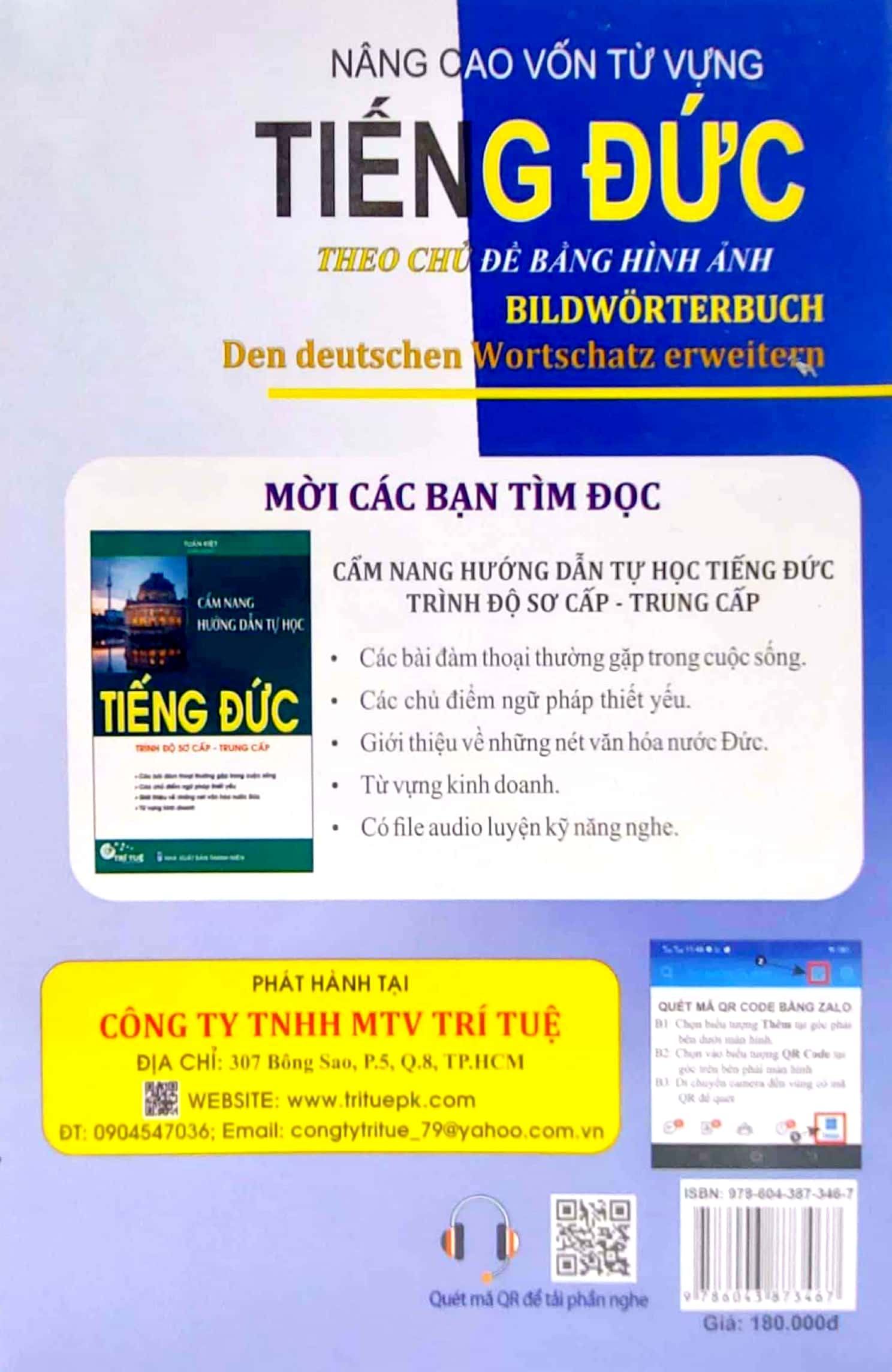 nâng cao vốn từ vựng tiếng đức theo chủ đề bằng hình ảnh (tái bản)