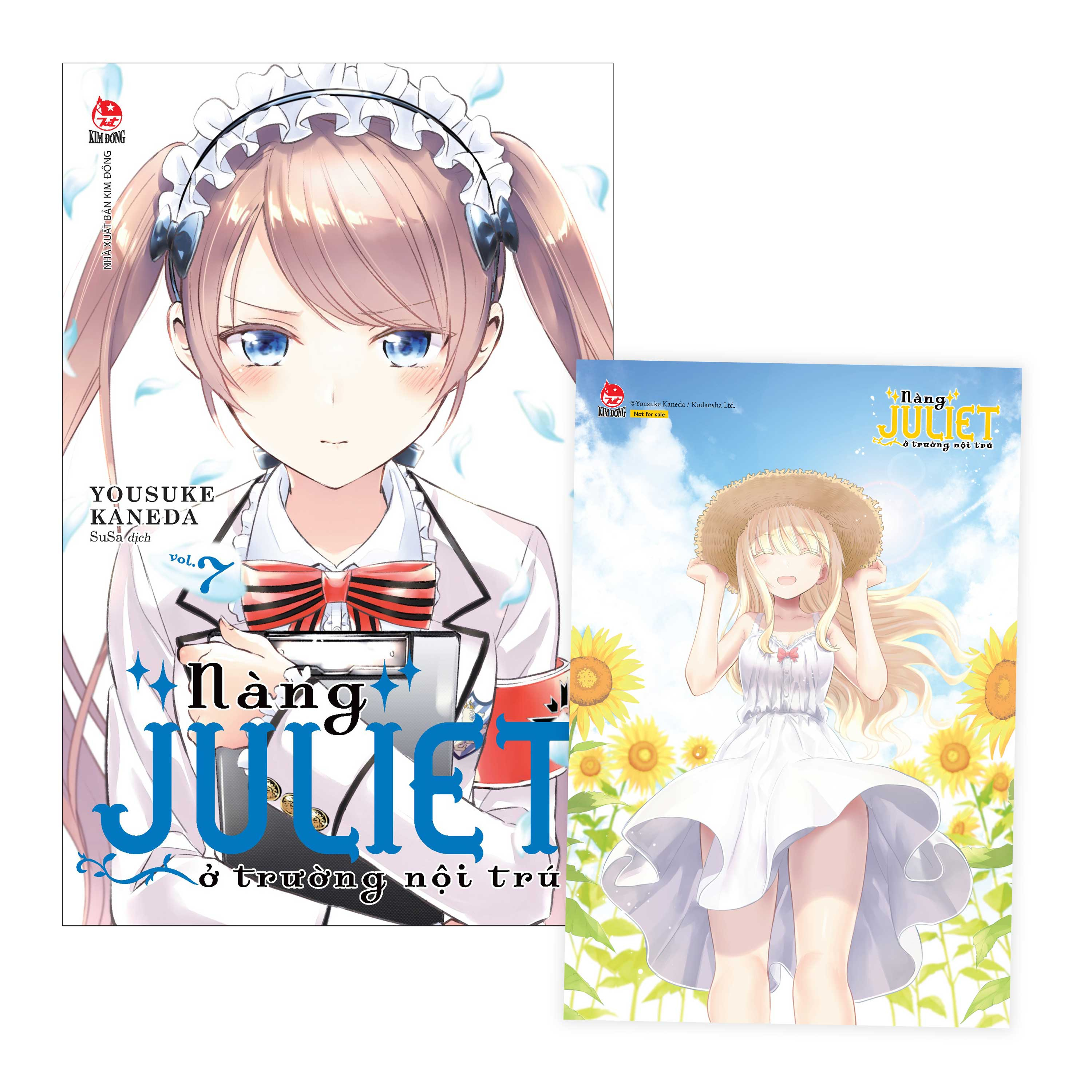 nàng juliet ở trường nội trú - tập 7 - tặng kèm postcard