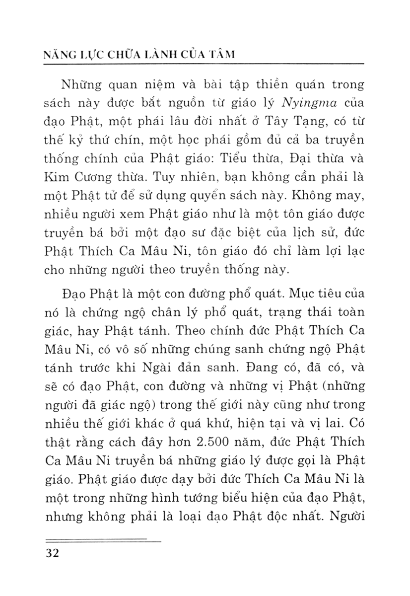 năng lực chữa lành của tâm
