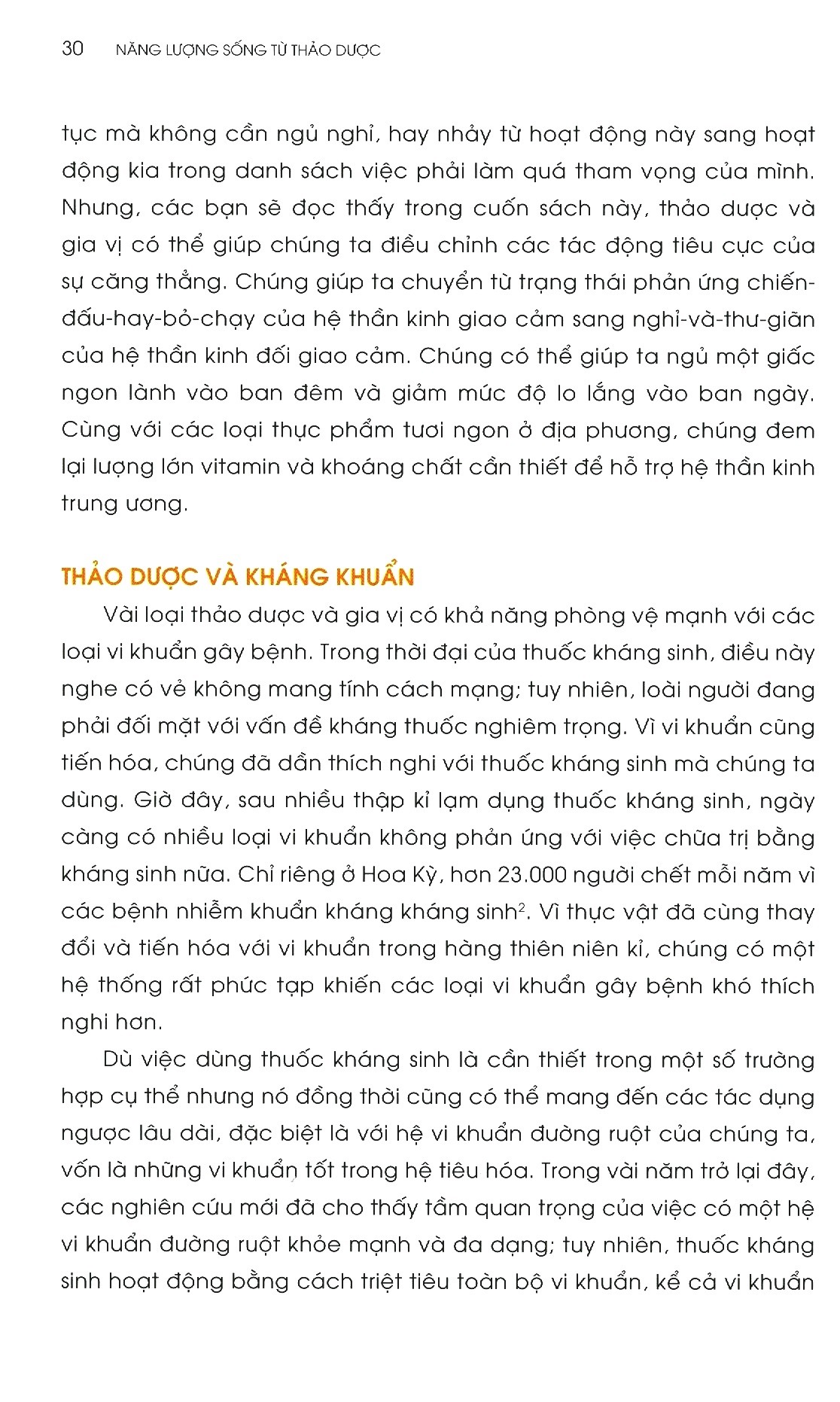 năng lượng sống từ thảo dược