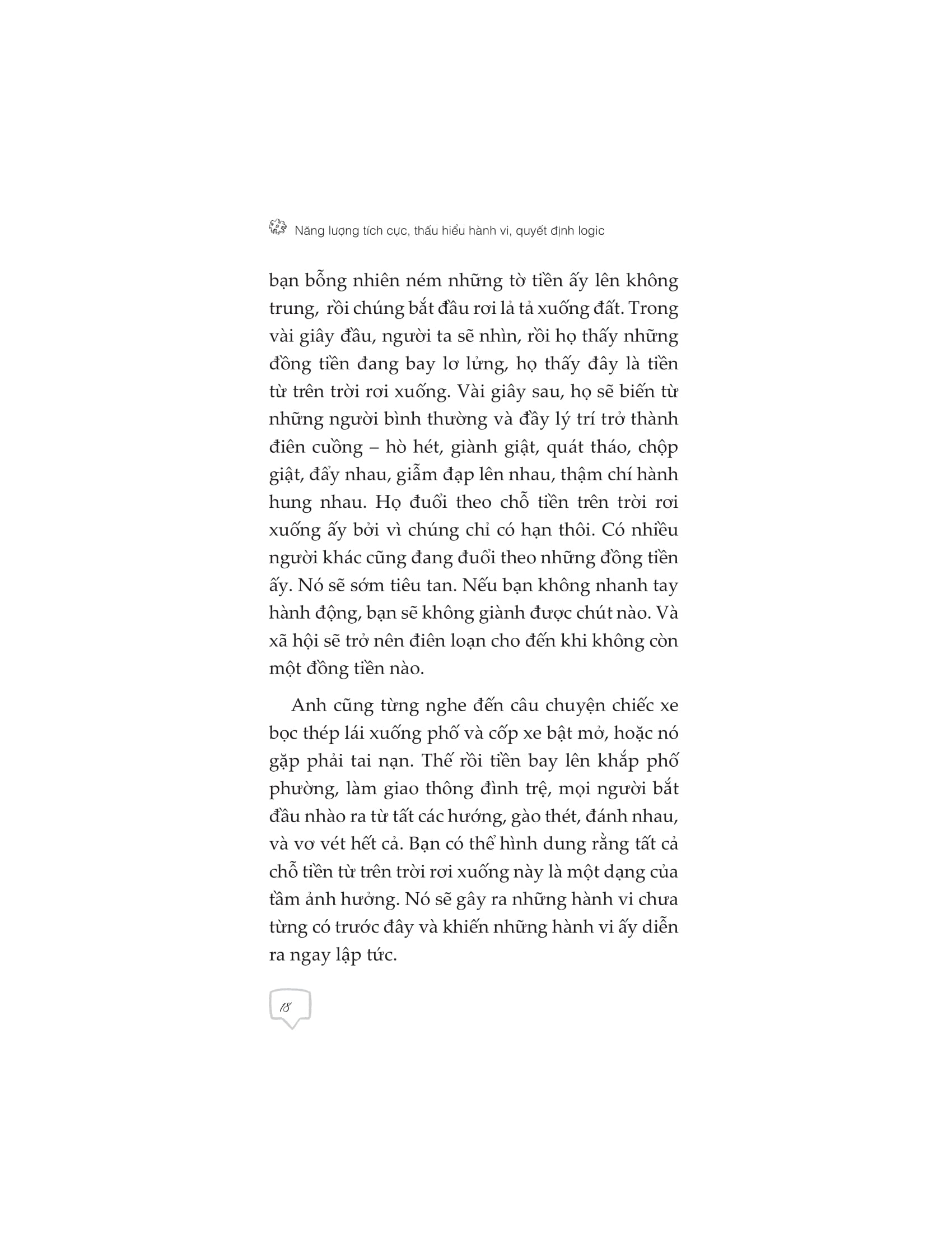 năng lượng tích cực thấu hiểu hành vi quyết định logic