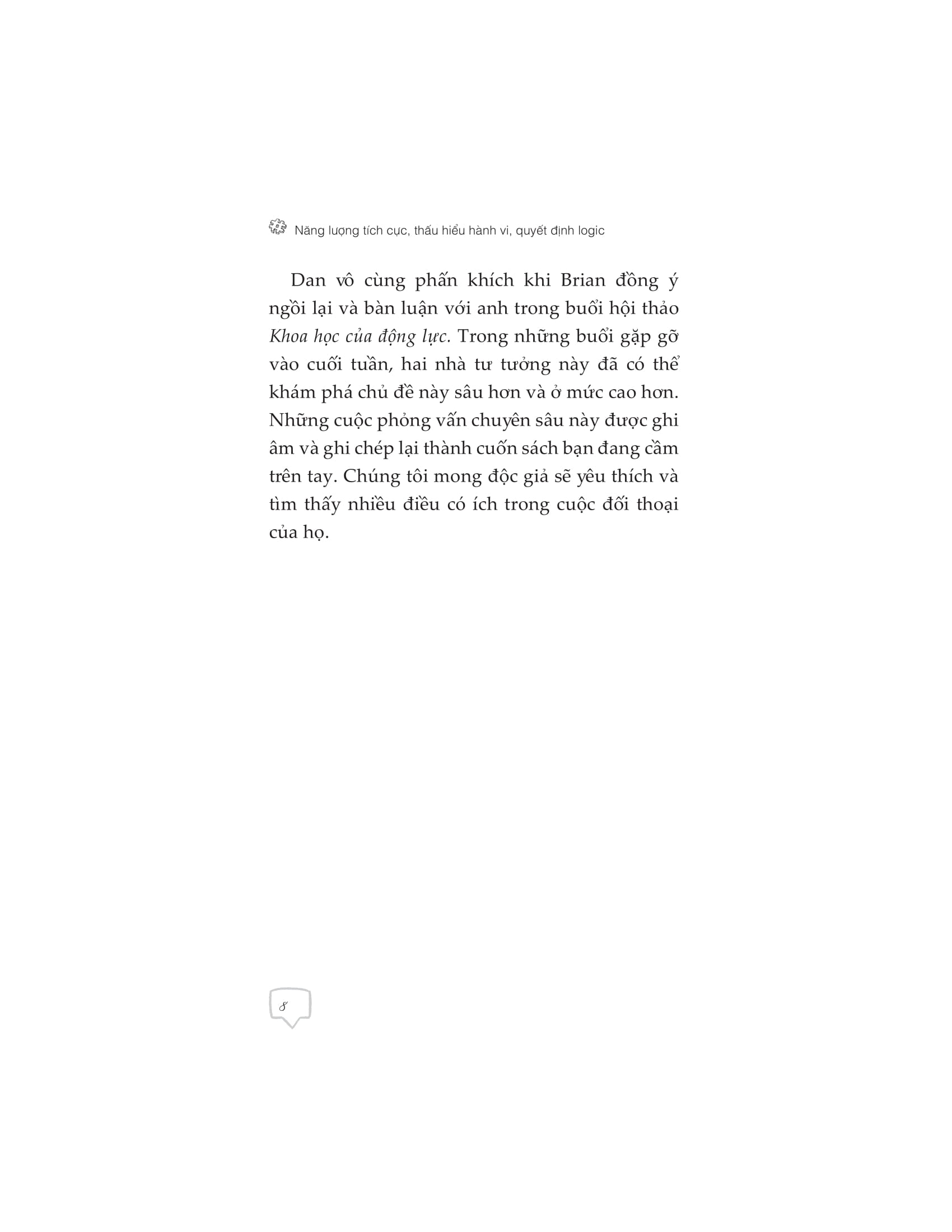 năng lượng tích cực thấu hiểu hành vi quyết định logic