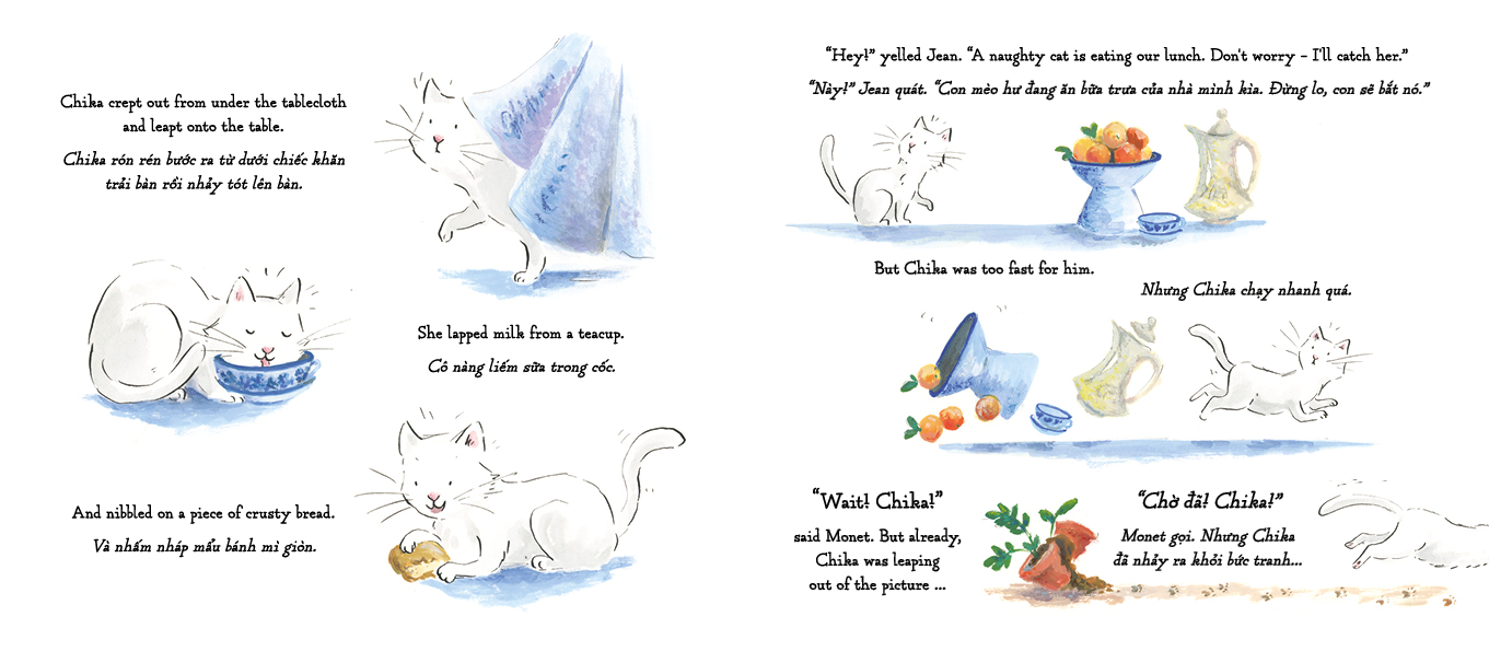 nàng mèo của monnet - song ngữ anh - việt