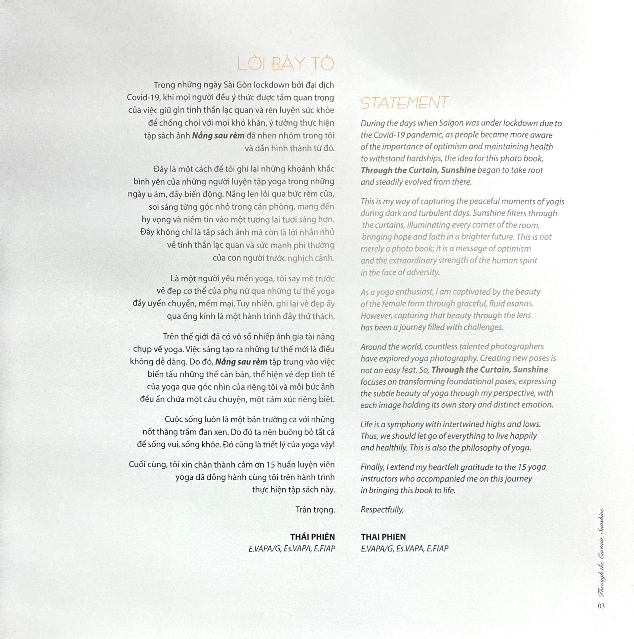 Nang Sau Rem - Through The Curtain, Sunshine - Bia Cung