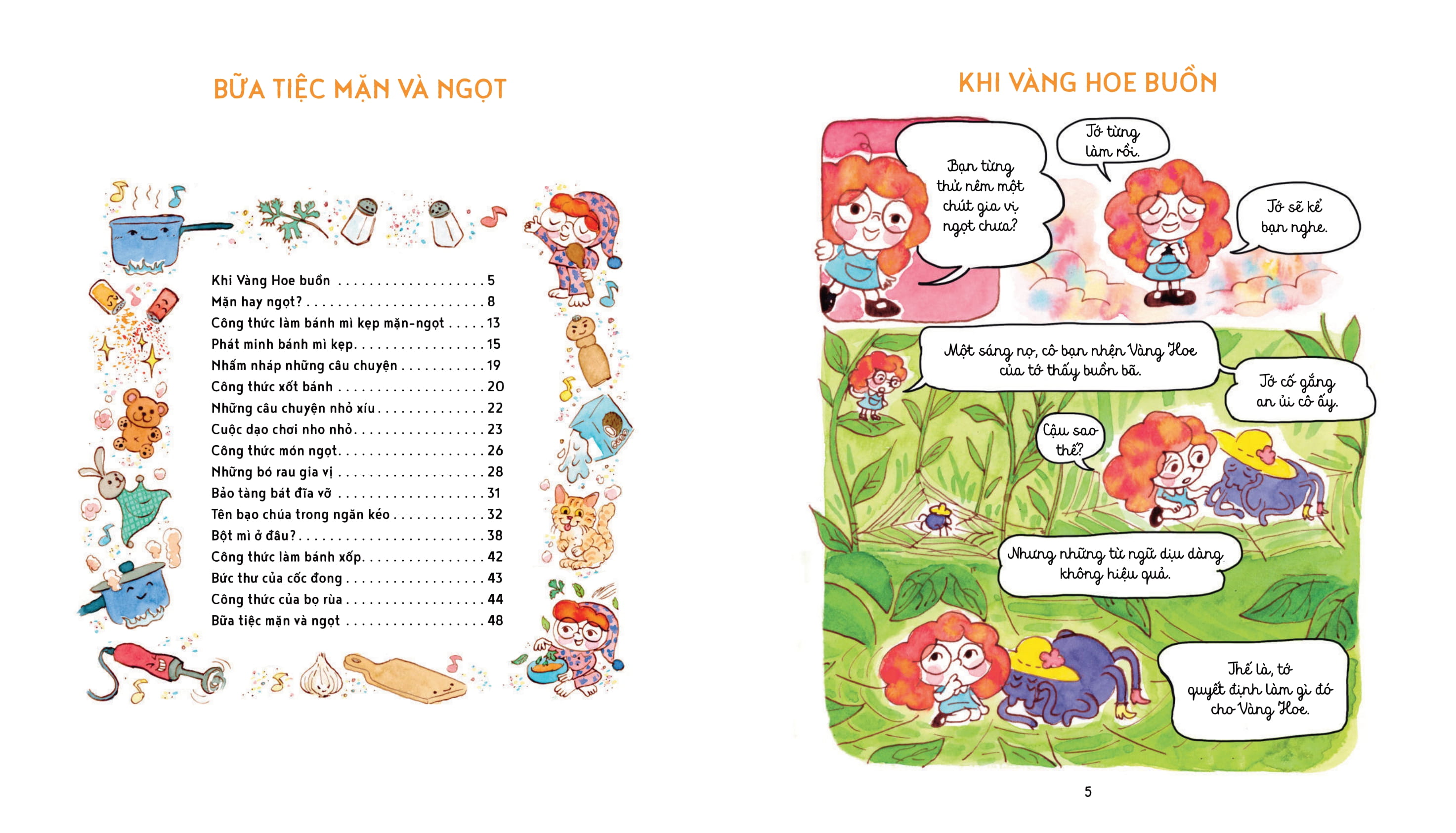 nàng tiên hạt bụi - bữa tiệc mặn và ngọt