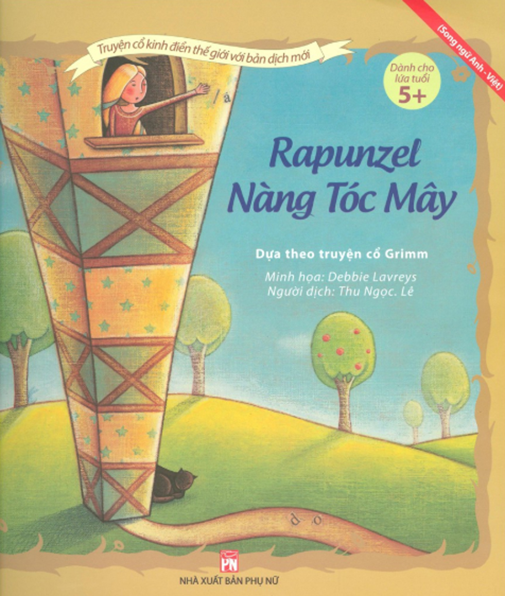 nàng tóc mây - rapunzel (tái bản)