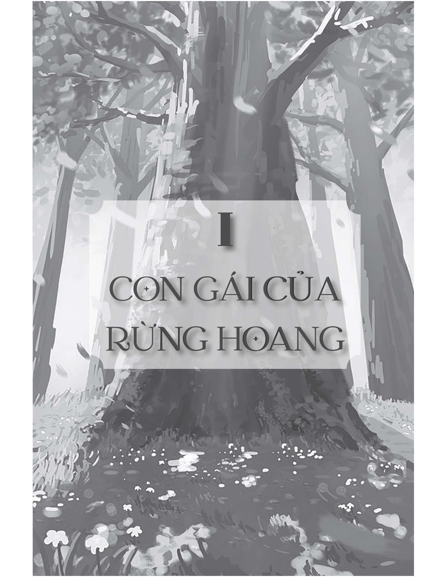 nắng xuyên qua vòm lá