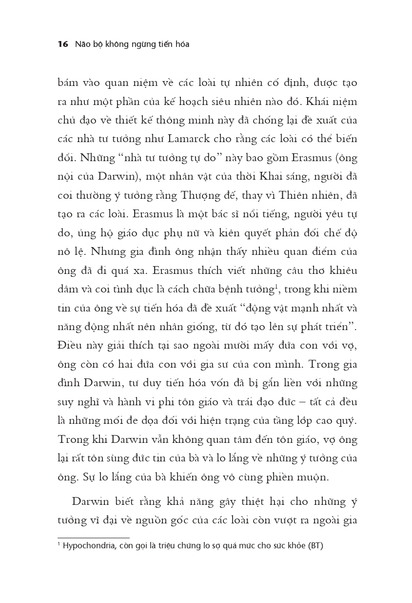 não bộ không ngừng tiến hóa: trí thông minh của bạn đến từ đâu? - tặng kèm bookmark