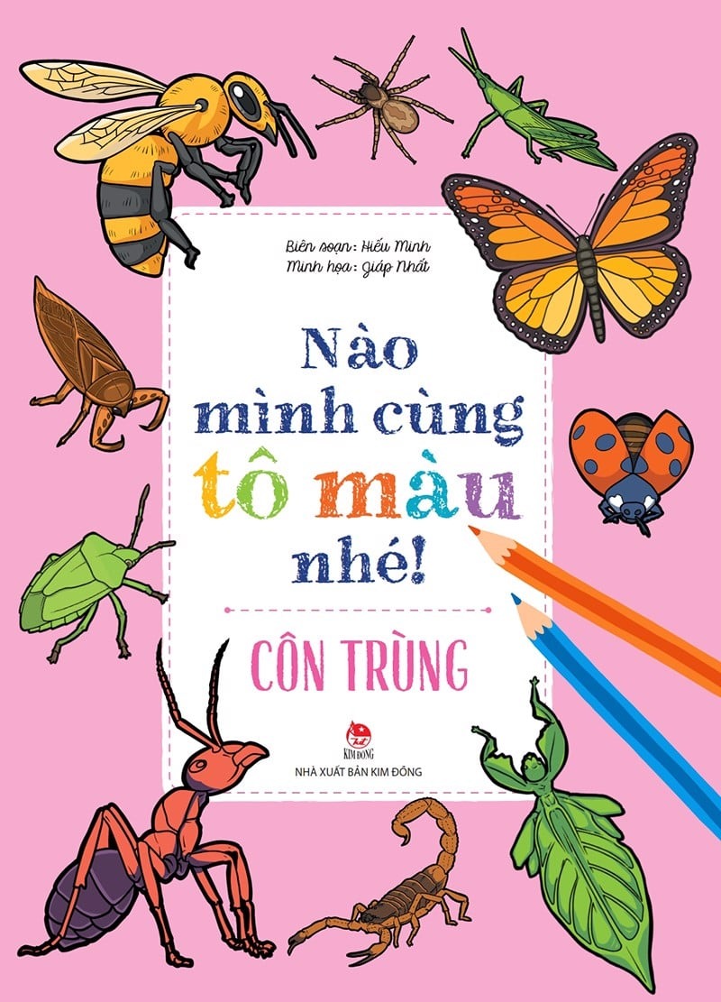 nào mình cùng tô màu nhé! - côn trùng