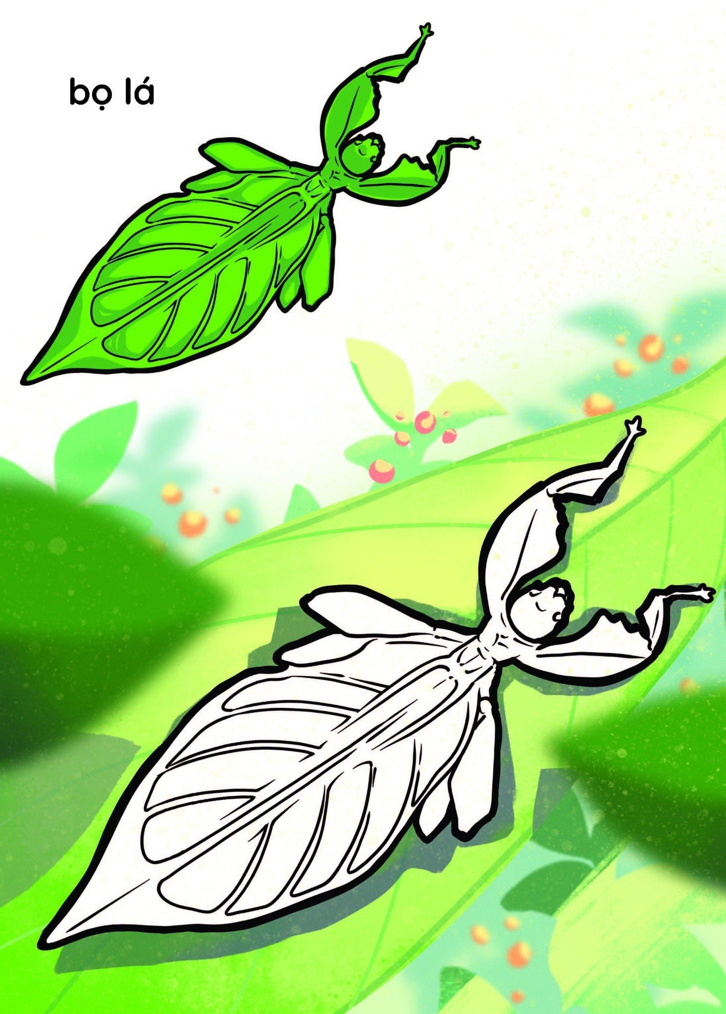 nào mình cùng tô màu nhé! - côn trùng