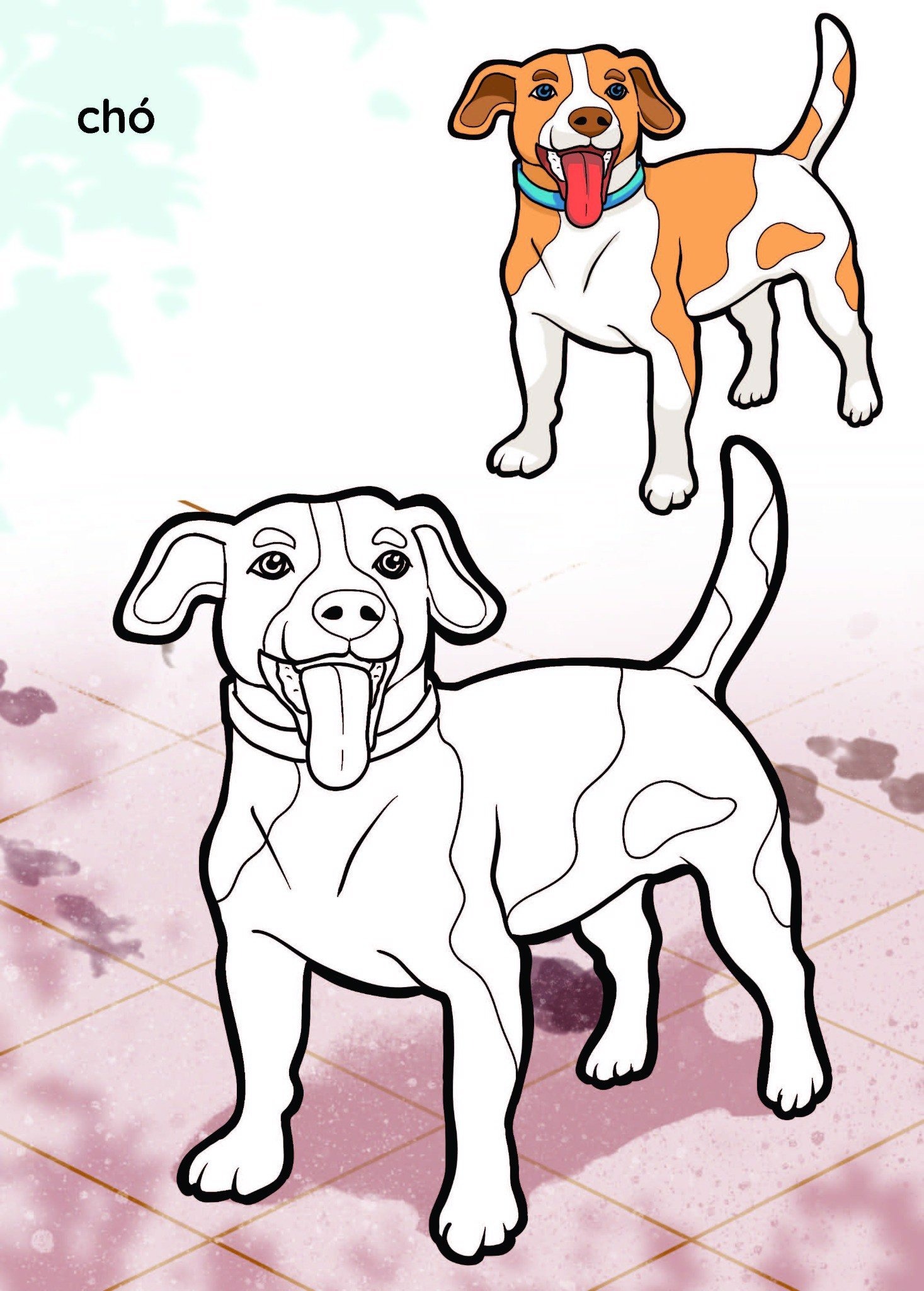 nào mình cùng tô màu nhé! - vật nuôi