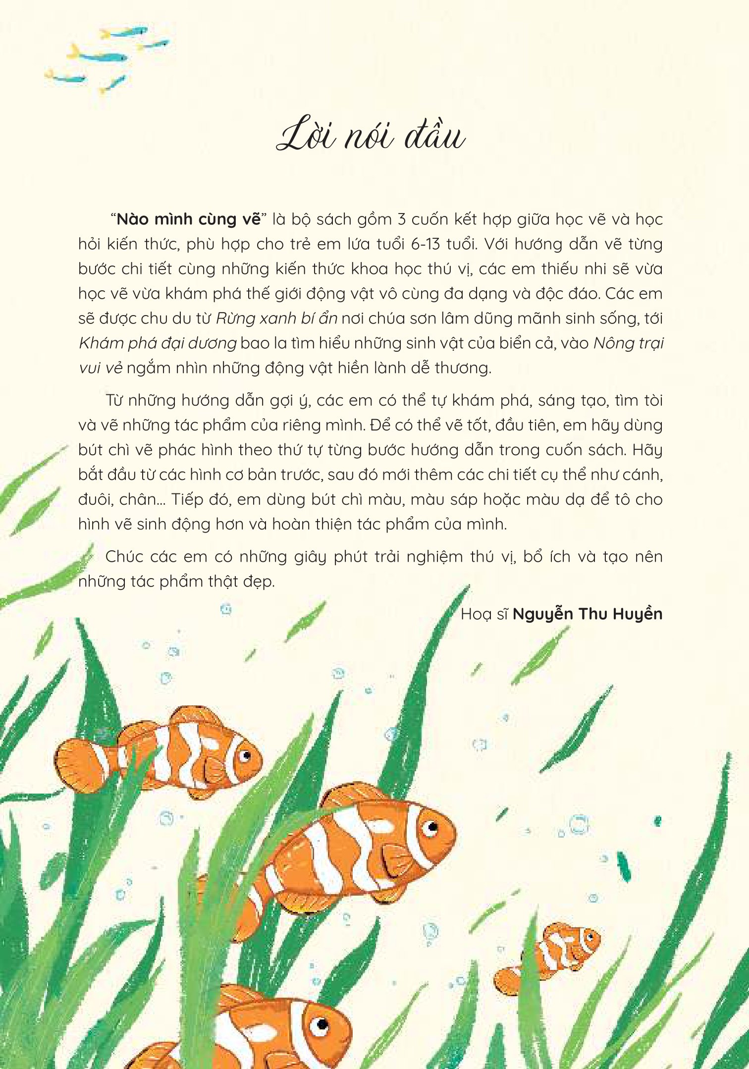 nào mình cùng vẽ - khám phá đại dương