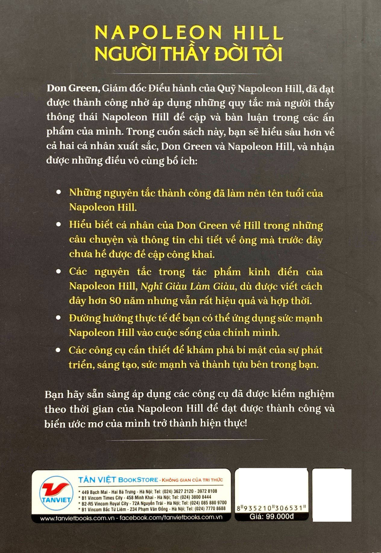napoleon hill - người thầy đời đời tôi (những nguyên tắc vượt thời gian đưa thành công của bạn lên tầm cao mới)